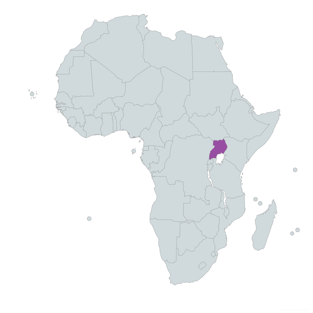 Kampala-Uganda map