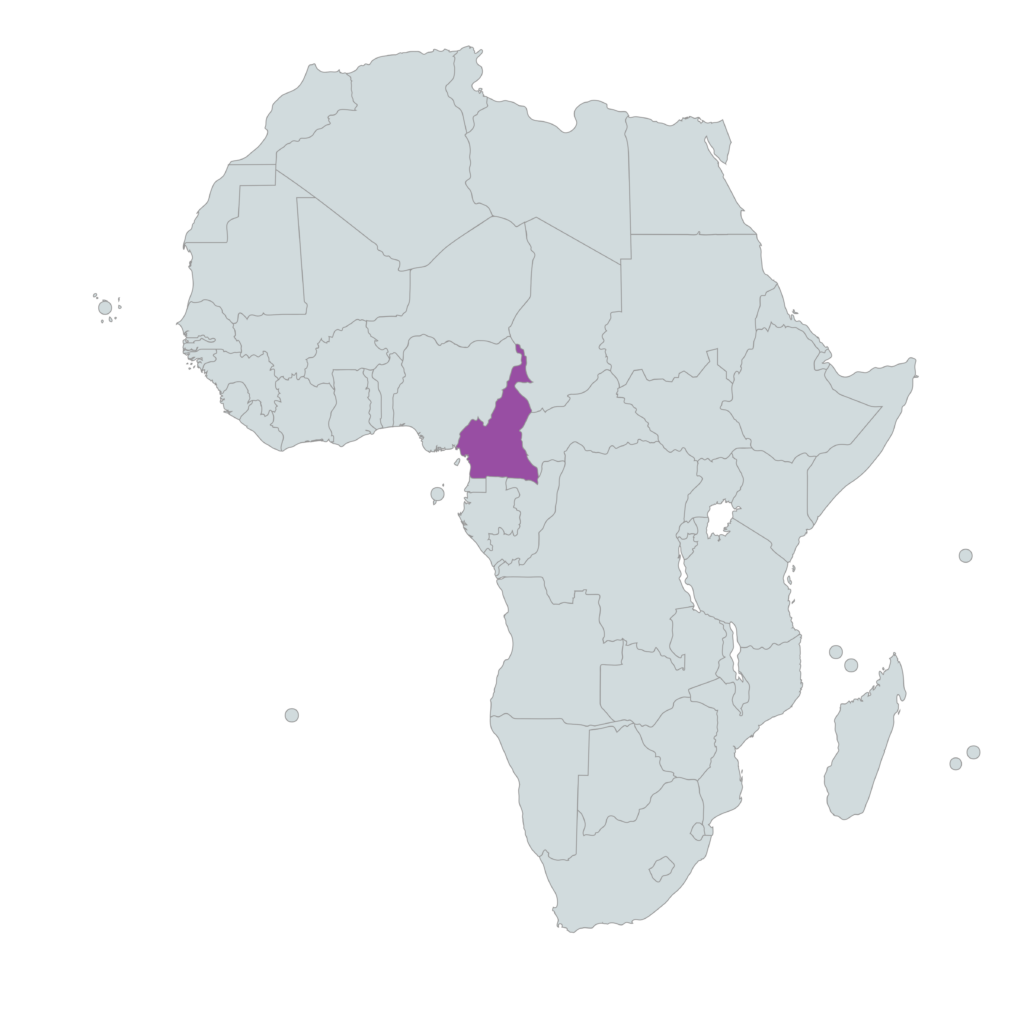 Kamerun map